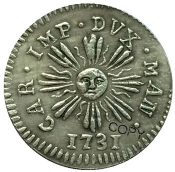 1731 nemecký kópie mincí