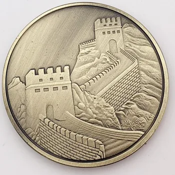 Veľký čínsky Múr so suvenírmi Mince Medi Á Kolekciu Kreatívne Darček Zberateľskú Pamätné Mince