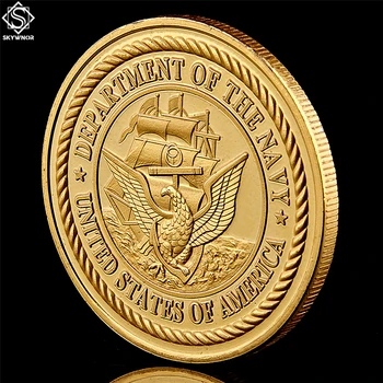 Americké Vojenské Farebné Marine Corps Pozlátené Mince Výzvou Medaily Pamätné Mince