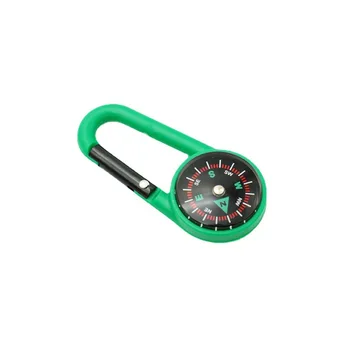 Mini Kompas Survival Kit s Kľúčom pre Outdoor Camping, Turistiku, Lov Batoh dekorácie Karabína kompas