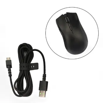 Odolné Nylonové Pletené USB Kábel Myši Linka pre Razer Mamba Wireless Mouse
