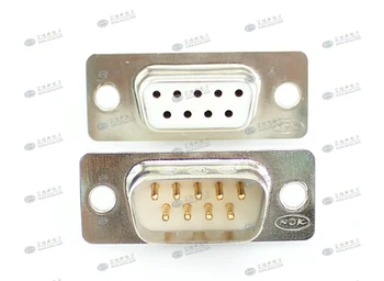 1pcs/10pcs kvalitné pozlátené DB9-pinový sériový COM D-SUB konektor RS232 dual-riadok PLC konektor 9-pin 485 port Príslušenstvo