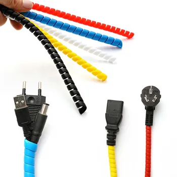 2M zapojenie postroj nové špirálovo vinuté puzdro s trubice na ochranu kábla drôt PE plastovým plášťom kábla na ochranu kábla drôt