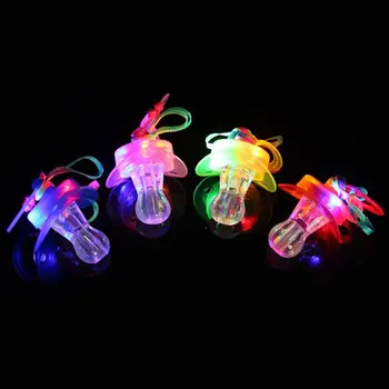 Deti Cumlík Figuríny Bradavky LED Svetlo Blikajúce Píšťalka Pre Bar, Nočný Klub Strany Projekty Hračka