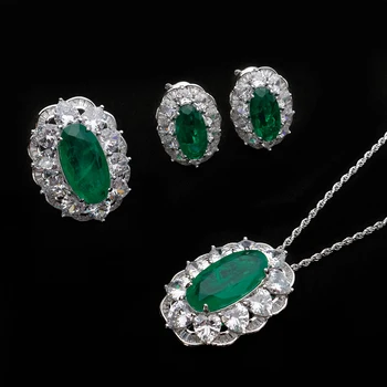 Amorita boutique 925 Sterling Silver Koktail Party Luxry Šperky pre Ženy Zirkón Krúžok