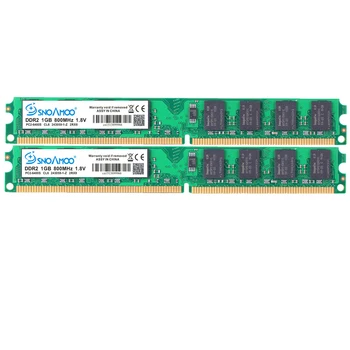 SNOAMOO Desktop PC Ram DDR2, 1G/2 GB 667 PC2-5300s 800MHz PC2-6400S DIMM Non-ECC 240-Pin 1.8 Pre Intel Pamäti Počítača Záruka