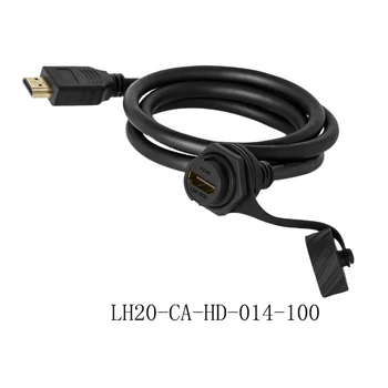 LSHITECH HdmI Extender Drôtu Konektor HdmI HDTV HDCP 1080P HdmI kompatibilné Žena Nepremokavé Audio video Kábel, Adaptér Údaje