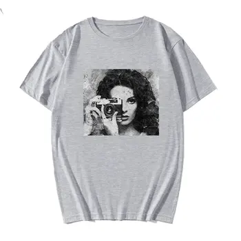 Umelecké Dievča fotografovaním Nálepky Na Oblečenie Škvrny Sexy Monroe Americký Tepla Prevody T-Shirt Diy Thermocollants Odznak