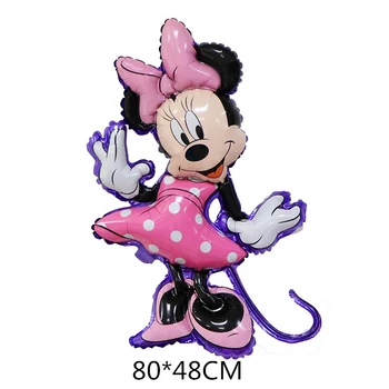 Minnie Mouse1st Strany Balóny 32Inch Ružová Číslo Balón Nastaviť Dievča Princezná Baby Sprcha Dekorácie Deti Narodeninovej Party Dodávky