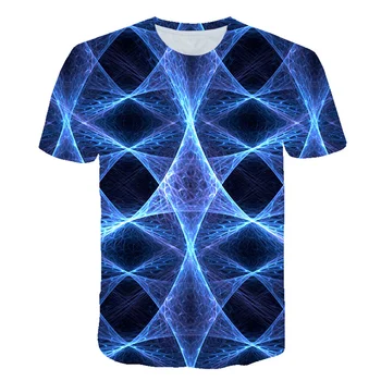 Nadrozmerné T-Shirt pánske 2021 Letné Módy Príležitostné Grafiky 3D Tlač T-Shirt Troch-Dimenzionální Grafiku Harajuku pánske Top