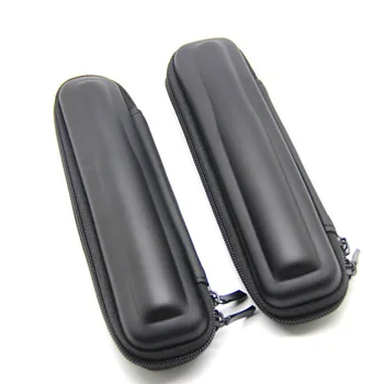 Čierne Mini Slim Prípade Malé Kožené Zips Cestovná Taška Na Zips Prípade Vape Pero, Puzdro