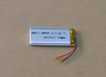 Bekkinsale 400mah rádio batéria 3,7 V určených vonkajších lítiová batéria core 452048 Nabíjateľná Li-ion Bunky