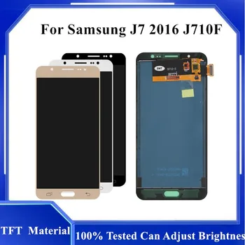 1080*1920 Pixelov Môžete Nastaviť J7 LCD Displej Pre Samsung Galaxy J7 2016 J710 J710H J710FN J710F J710M /DS Screen Dotknite sa položky Digitalizátorom.