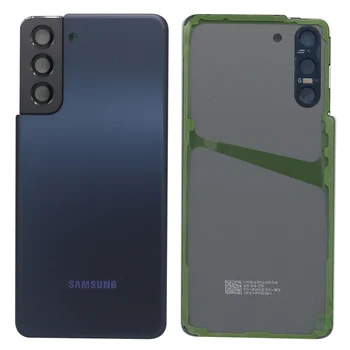 Pre Samsung Galaxy S21/S21 Plus S21+/S21 Ultra Batérie Zadný Kryt Dvere, Zadné Sklo Bývanie Prípade Objektív Fotoaparátu Rám Lepidlo