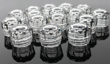 1 Fľaša Lesk Mikro Guľôčky Kaviár Decoartion Box Nail Art Príslušenstvo Drahokamu Mini Drobných Perličiek Šperky Prázdnu Fľašu 6.3*2,5 CM