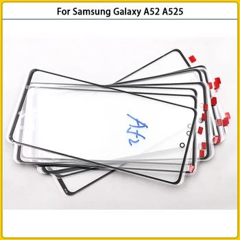 Nový Samsung Galaxy A52 A525 A525F A525M Dotykový LCD Displej Predné Sklo Panel Objektív A52 Vonkajšie Sklo Nahradiť