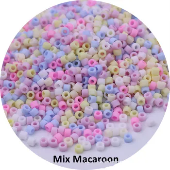 2 mm macaron farby matné sklenené korálky matné prívesok pre KUTILOV, šperky, takže šitie príslušenstvo