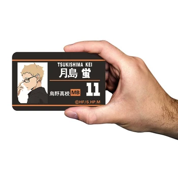 1 Ks Anime Haikyuu!! PVC Karta Nálepky Autobus Študentské Karty Jemné Údaje Nálepky Nepremokavé Komické Obrázok PVC Karty