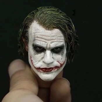 1/6 Rozsahu Muž Joker Hlavu Sculpt Heath Ledger Joaquin Phoenix Leto Hlavu Rezbárstvo make-up Verzia pre Klaun Akčné Figúrky