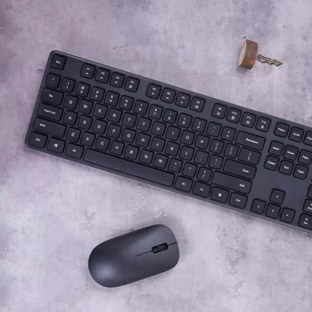 Pôvodný Xiao Wireless Keyboard & Mouse Nastaviť 2,4 GHz, Prenosné Multimediálne 104 Klávesov Klávesnice, Myš Notebook Notebook Office Home