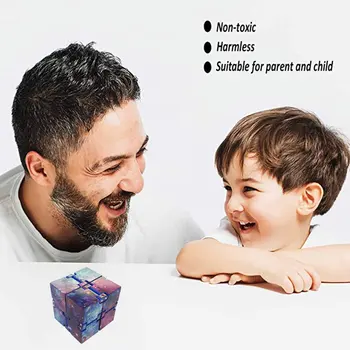 Nové 2021 Magic Cube Hliníka, Kocky, Hračky Premium Kovové Deformácie Magické Anti-stres úľavu Kocka Stres Odľahčovacia pre Úzkosť