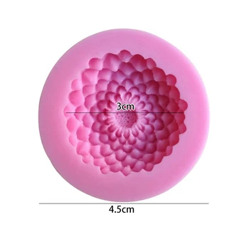 Lotus Tvar Čokoládové Cukrovinky Jello 3D Silikónové Formy Cartoon Mydlo Formy Cukru Plavidlá Obrázok Tortu Nástroje
