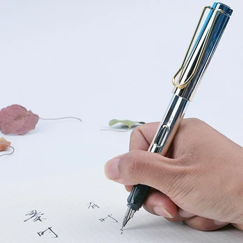1pcs hot klasického office farebné plniace pero ľahkou rukou pohodlie darček plniace pero
