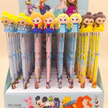 Nové 56pcs Disney Ceruzka Mrazené Roztomilý Kreslený Ceruzka Bullet Ceruzky, Tuhy Chlapci A Dievčatá Písanie, Maľovanie Školského Úradu Darček Cenu