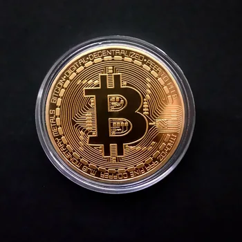 Prípade Á 1PCS Umenie Darček Starožitné Skvelé BTC Zlata, Tvorivé Kovové Pamätné Mince Bitcoints Suvenír Zber Bitcon