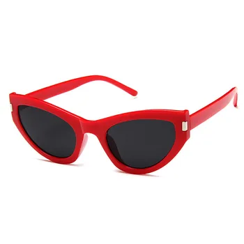 Ywjanp Módne Cat Eye slnečné Okuliare Ženy Značky Dizajnér Vintage Retro Slnečné okuliare Ženskej Módy Ryža nechtov Slnečné okuliare UV400 Odtiene
