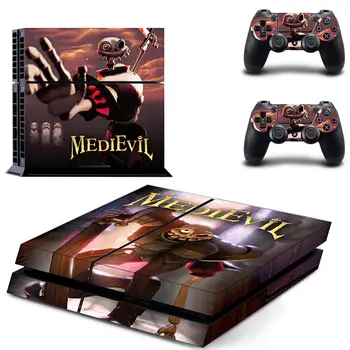 Hra Medievil PS4 Pokožky Nálepky Odtlačkový pre Sony PlayStation 4 Konzoly a 2 radič kože PS4 Vinylové Samolepky