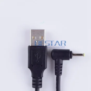 Black DC Koleno Napájací kábel Zapojte USB DC 2.5*0.7 2.5*0.7 mm 2.5 mm x 0.7 mm 2.5x0.7 mm Jack Pravý Uhol tvaru L nabíjací Kábel 1M