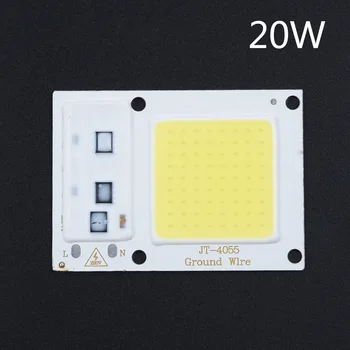 20W 30W 50W LED ČIP Integrovaný DIY KLASU 110 - 220 V Pre Projektor Lampa Vysokej Osvetlenia A Nízku Spotrebu energie