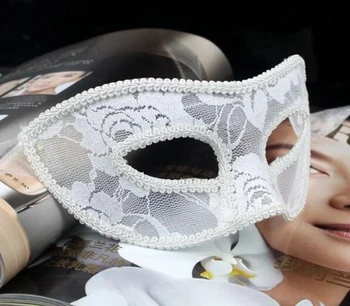 Ženy Sexy Čipka Očná Maska Strany Masky Pre Maškaráda Halloween Benátskej Maškaráda Black Red White 3Colors Masky