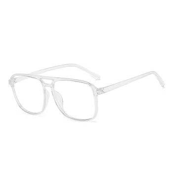 Kvalitné Unisex Obyčajný okuliare ženy muži okuliare, šošovky, námestie okuliare muž žena Obyčajný okuliare