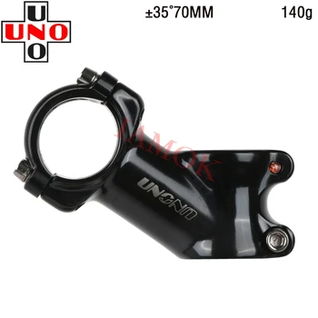 UNO AS021 Cestných Bicyklov 35 Stupeň 70/90/110 mm Stonky Iamok Bicykli Kmeňových Čierne Logo
