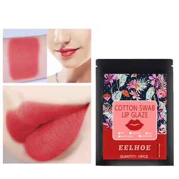 Eelhoe Prenosné Bavlna Rúž Cigariet Prípade Bavlnenou Handričkou Roztomilý Rúže Dlhotrvajúci Nepremokavé Červený Rúž Hot Predaj Make-Up