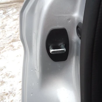 Auto Styling Pre LADA Vesta Auto Door Lock Ochranný Kryt Vnútorného Príslušenstvo Auto Dekorácie, Nálepky, ABS 4PCS