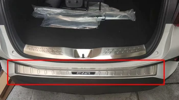 Pre Toyota C-H CHR AX10 2019 2020 Nerezová oceľ zadný nárazník ochrany parapet mimo šachty dekoratívne dosky pedál