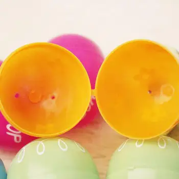 12Pcs Mixs Farebné Plastové Prázdne Veľkonočné Vajcia Domáce Dekorácie Deti Hračka Darček Multicolor Svadobné Veľkonočné Dekorácie Veľkoobchod
