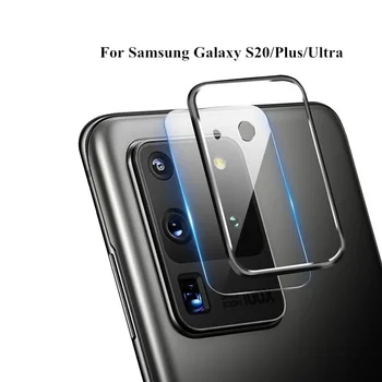 Kovový Ochranný Krúžok +Temperament sklo Na Samsung Galaxy S20 S20 PLUS Fotoaparát Tvrdeného Skla Screen Protector Samsung S20 ultra