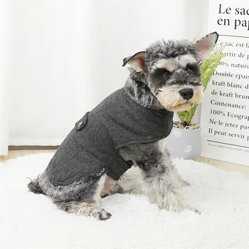 S-XL Psa Super Teplý Zimný Kabát Oblečenie Vlnené Oblečenie Obojky Pet Bunda Nálepka pre Malé a Stredne Veľké Šteňa vrchné oblečenie