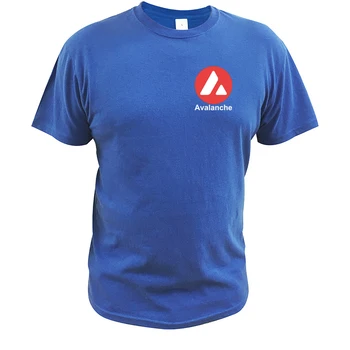 Lavína AVAX Mail T-Shirt Cryptocurrency Platformu Token Tshirts Dar, O-Krku Mäkké Základné Bežné Bavlna Tričko