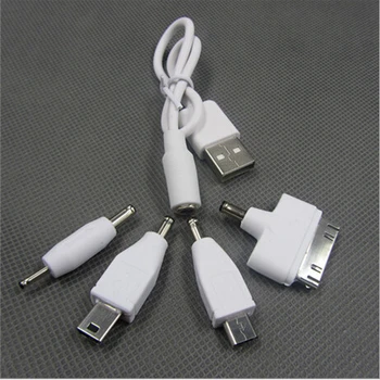 4 V 1 Univerzálny Multi USB Nabíjačku Micro Mini USB Kábel, Adaptér Napájací káble pre iPhone, Samsung, fotoaparát, MP3/4 PSP hry Nokia