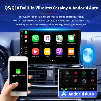 Audio Pre Opel Corsa E-2019 Pre Adama 2013-2016 2din autorádia Android Auto Multimedia Player, Stereo Video Carplay FM RDS AM