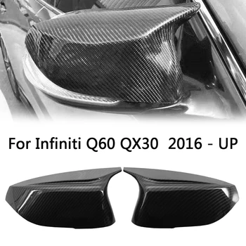 Uhlíkové Vlákno Modifikované Spätné Zrkadlo Zahŕňa Prerobit pre Infiniti Q50 Q50S Q70 Q60 QX30 Bočné Krídlo Zrkadlo Spp Auto Príslušenstvo