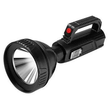 Výkonný Blesk Pochodeň USB Nabíjateľné Poľovnícke Taktické Svietidlo Nabíjateľné Svietidlo LED Flash Light Vstavané 18650 Batérie