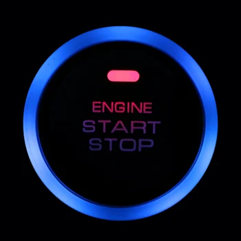 12V Pretekárske Auto Motor Štart Push Starter Prepínač Vstupu Zapaľovania LED Podsvietenie Univerzálny Automobil Príslušenstvo Elektronika