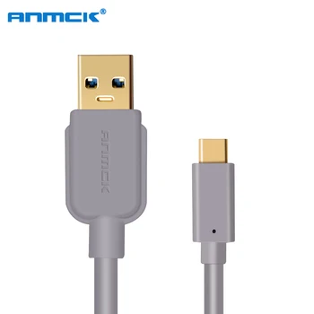 Anmck USB 3.0 5Gbps 5A vysokorýchlostné USB Typu C Kábel pre Huawei Supercharge 40W Rýchle Nabíjanie USB-C Nabíjací Kábel pre Telefón Kábel