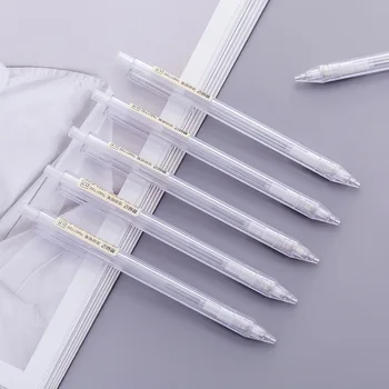 Roztomilý Kawaii Plastové Jasné, Mechanické Ceruzky Transparentné Jednoduché Automatické Ceruzky Pre Deti Kórejský Kancelárske Potreby Materiál Lech
